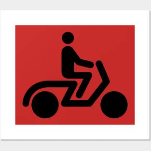 Scooter Icon Posters and Art